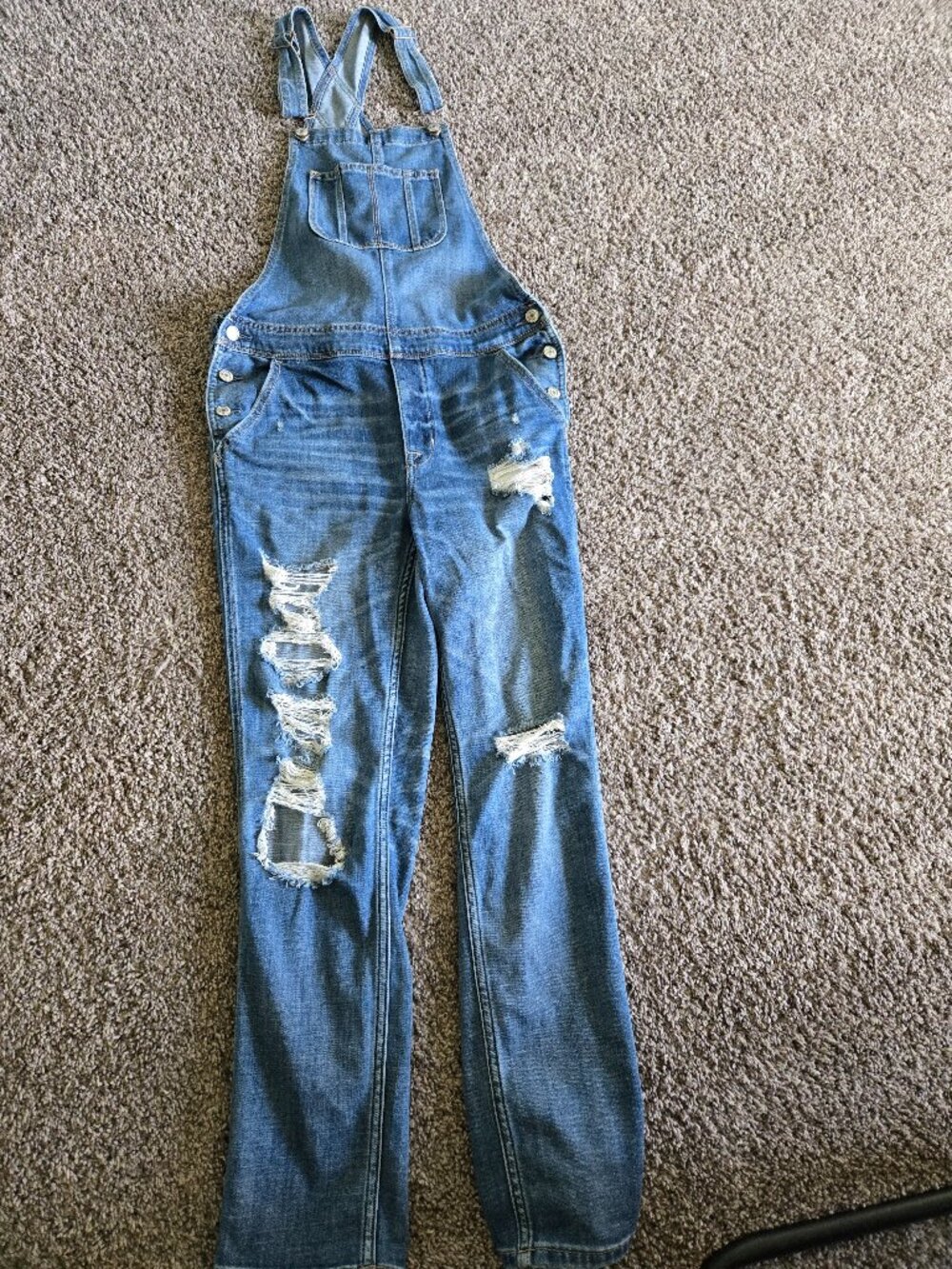 Denim overalls